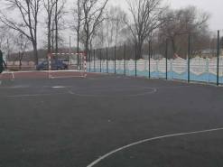 Установка ограждения для спортивной площадки Долматово