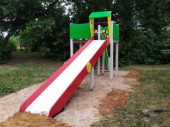 Установка детской горки «Зимняя» в Орловской области