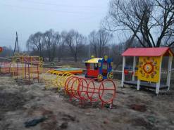 Благоустройство детской игровой площадки в Калужской области