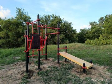 Смонтированная воркаут площадка 2024