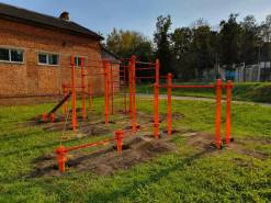 Монтаж спортивного оборудования в школе №39 им Рогожина в Туле
